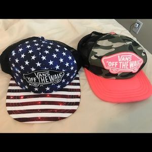 Vans hats snap back